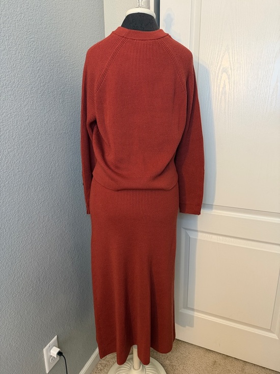 Sezane Sami Jumper and Naelle Skirt Set Sienna Size Large - Picture 6 of 14